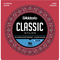 Струны D'addario EJ27H Classic Nylon Hard Tension 29-44