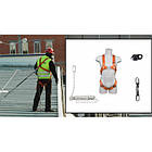 Комплект для роботи на даху зі страхувальним пристроєм ALUSTOP (Kpl-401)