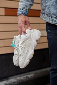 Чоловічі Кросівки Adidas Yeezy Boost 500 Bone White 42-43-44-45