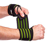 Бинти кистьові для жиму і тяги SP-Sport Strength wrist wraps 2 шт. (TA-311), фото 2