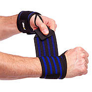 Бинти кистьові для жиму і тяги SP-Sport Strength wrist wraps 2 шт. (TA-311), фото 3
