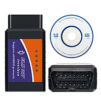 Диагностический инструмент автомобильный сканер Android Windows ELM327 OBD2 V2.1 Bluetooth с диском