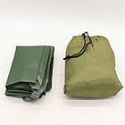 Туристичний підвісний гамак з москітною сіткою та тентом, Хакі (270×150см), фото 10