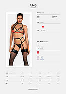 Obsessive A740 harness black O/S | Puls69, фото 5