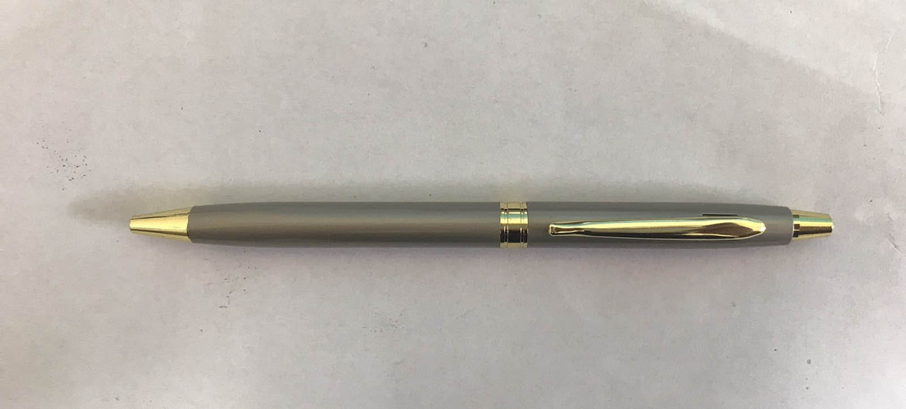 Ручка подарункова кулькова, 0.7мм, синя, металевий корпус