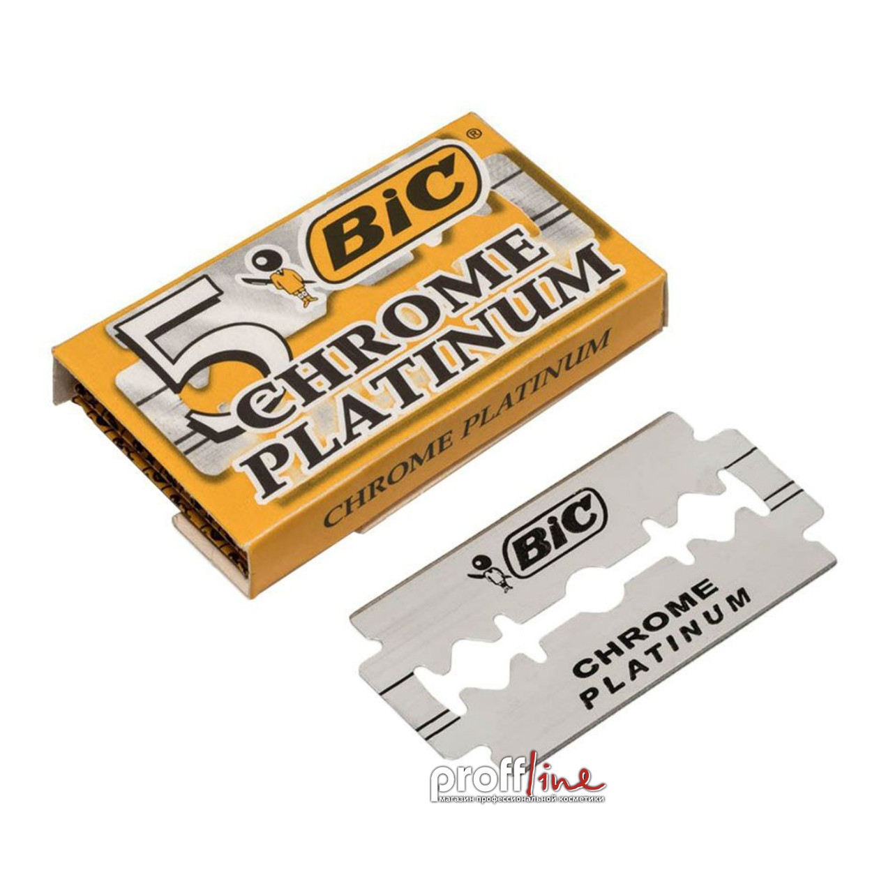 Лезо Bic chrome platinum (5шт/уп)