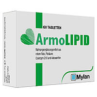 ArmoLIPID 60 шт. (армолипид) от повышенного холестерина, таблетки, Германия.