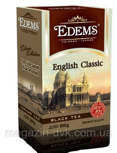 Чай "Едемс" 100г чорний "Англійський сніданок"
