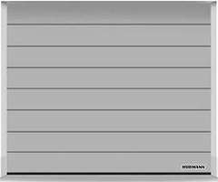 Гаражні секційні ворота Hormann RenoMatic, 2500 x 2250 мм Білий алюміній RAL 9006