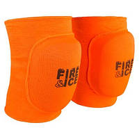 Наколенники для танцев, гимнастики, волейбола Fire&Ice FR-071 размер M оранжевый