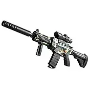 Автомат з м'якими кулями HK416 H222 (у комплекті: патрони 10 штук, ремінь), фото 2