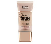 Bless Beauty Тональный крем для лица Great Skin Matte Finish, 30 мл 01 Light Beige