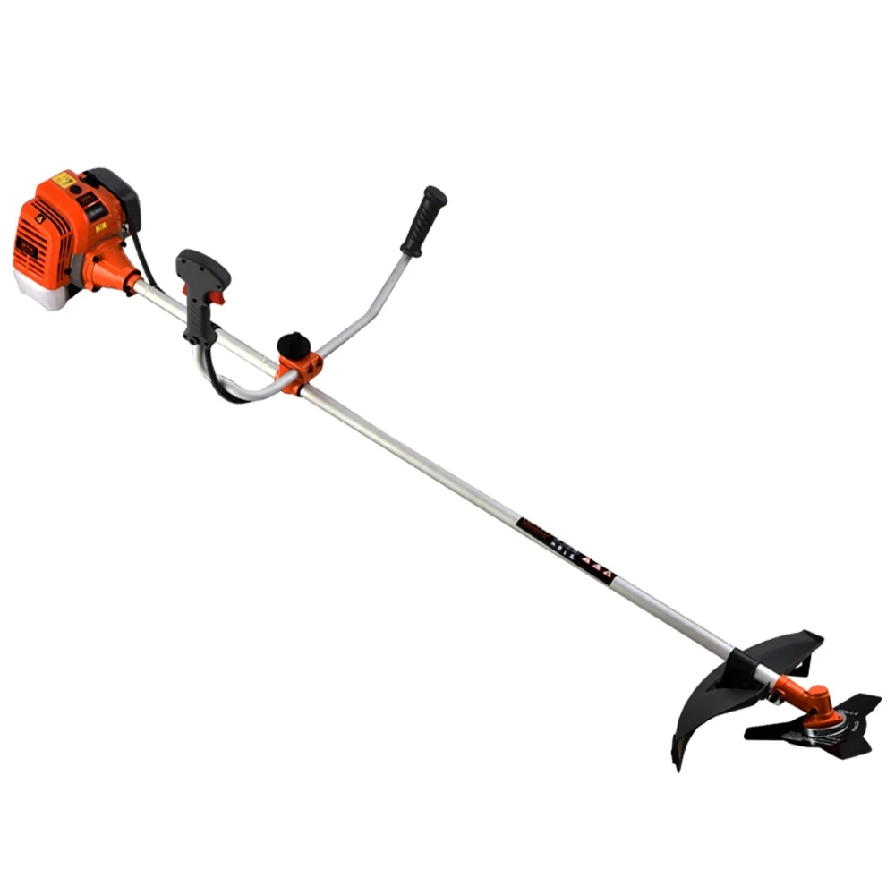 Бензинова мотокоса GTM CN330D 1.05 кВт з ножем та косильною головкою Tap'n'Go, фото 1