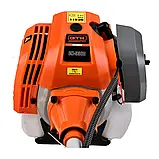 Бензинова мотокоса GTM CN330D 1.05 кВт з ножем та косильною головкою Tap'n'Go, фото 2