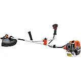 Бензинова мотокоса GTM CN330D 1.05 кВт з ножем та косильною головкою Tap'n'Go, фото 4