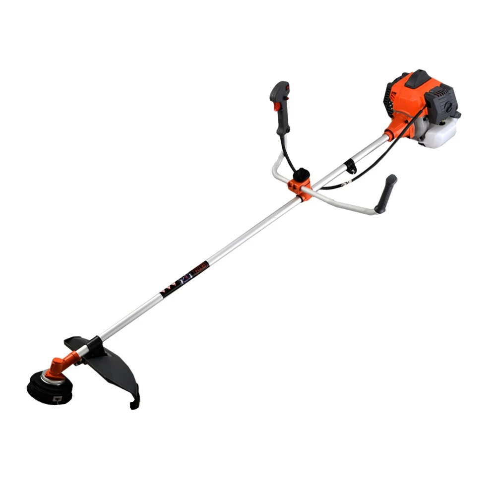 Бензинова мотокоса GTM CN430F 1.35 кВт з ножем та косильною головкою Tap'n'Go, фото 1