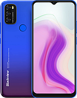 Blackview A70 Pro 4/32GB, 5380 мАч, Android 11, Дисплей 6.52", Смартфон Blackview A70 Pro Gradient Blue (Синий)