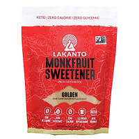 Lakanto, Monkfruit Sweetener Golden (454г), сахарозаменитель