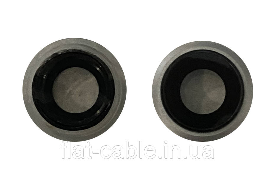 Скло камери для iPhone 8 Срібний з рамкою