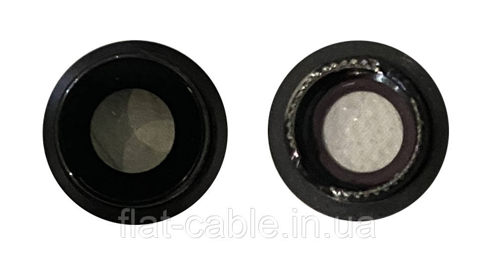 Скло камери для iPhone 8 Чорний з рамкою