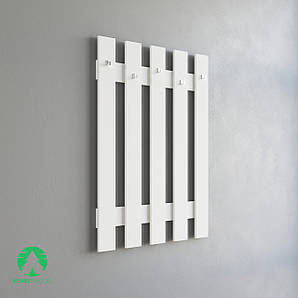 Настінна вішалка в передпокій з гачками із ЛДСП