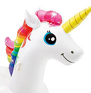 Надувний плотик "Єдиноріг" Intex 57561 201х140х97см, фото 3