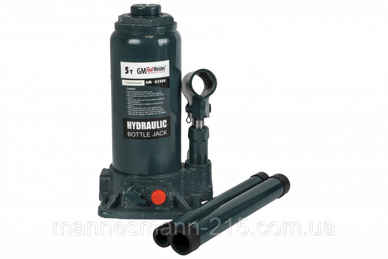 Домкрат Гідравлічний / Домкрати Гидравлические Gut Meister 5, 10, 15, 20, 32, 50  тонн H-255/425 MM Німеччина, фото 1