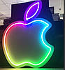 Вивіска неонова Apple RGB Smart 617х780 мм з контролером пультом, фото 3