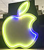 Вивіска неонова Apple RGB Smart 617х780 мм з контролером пультом, фото 4