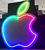 Вивіска неонова Apple RGB Smart 617х780 мм з контролером пультом, фото 6