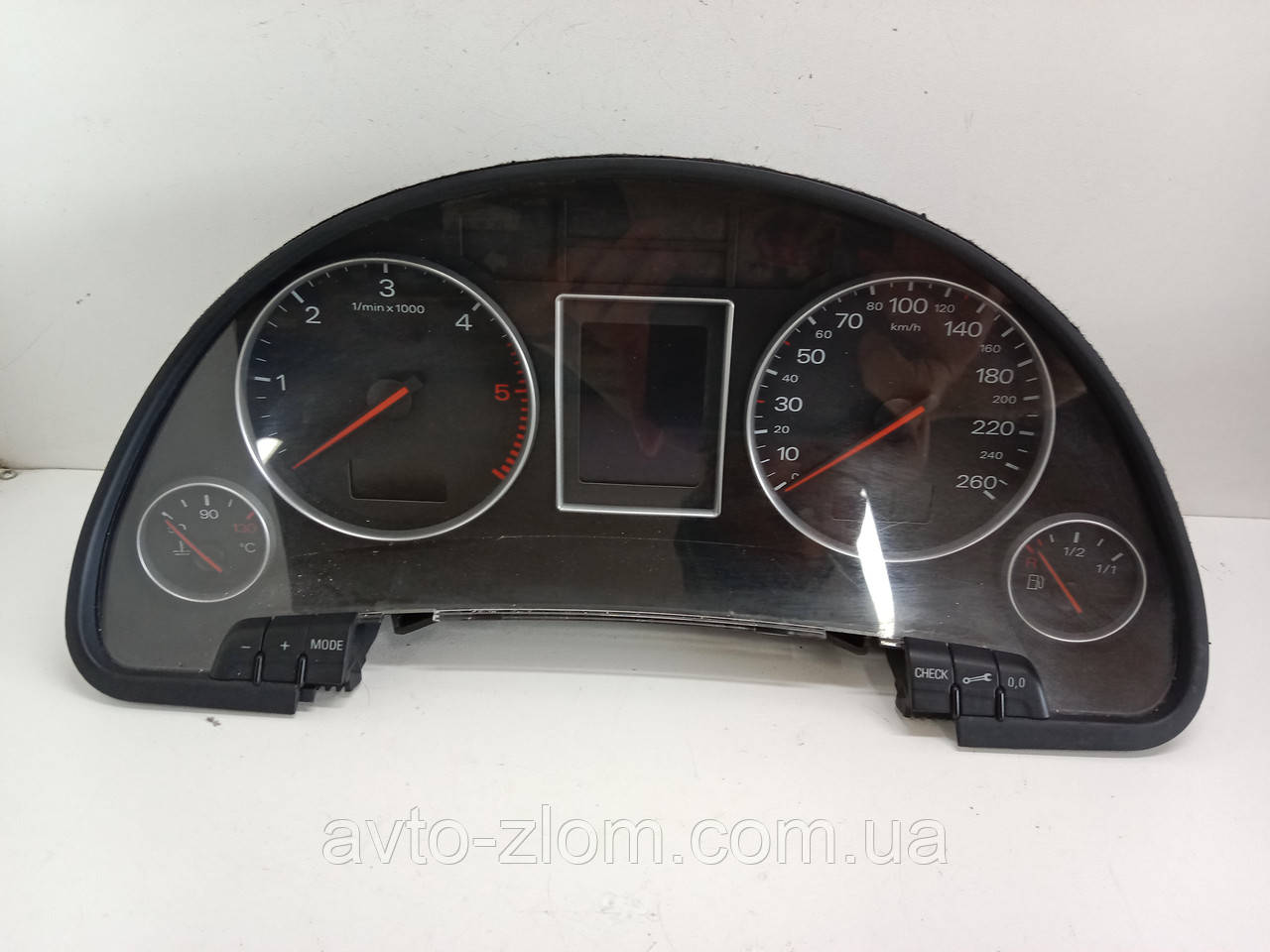 Щиток приладів Audi A4 B6, Ауді А4 Б6. 1,9 – 2,5 TDI. 8E0920900M, 8E0920900K, фото 1