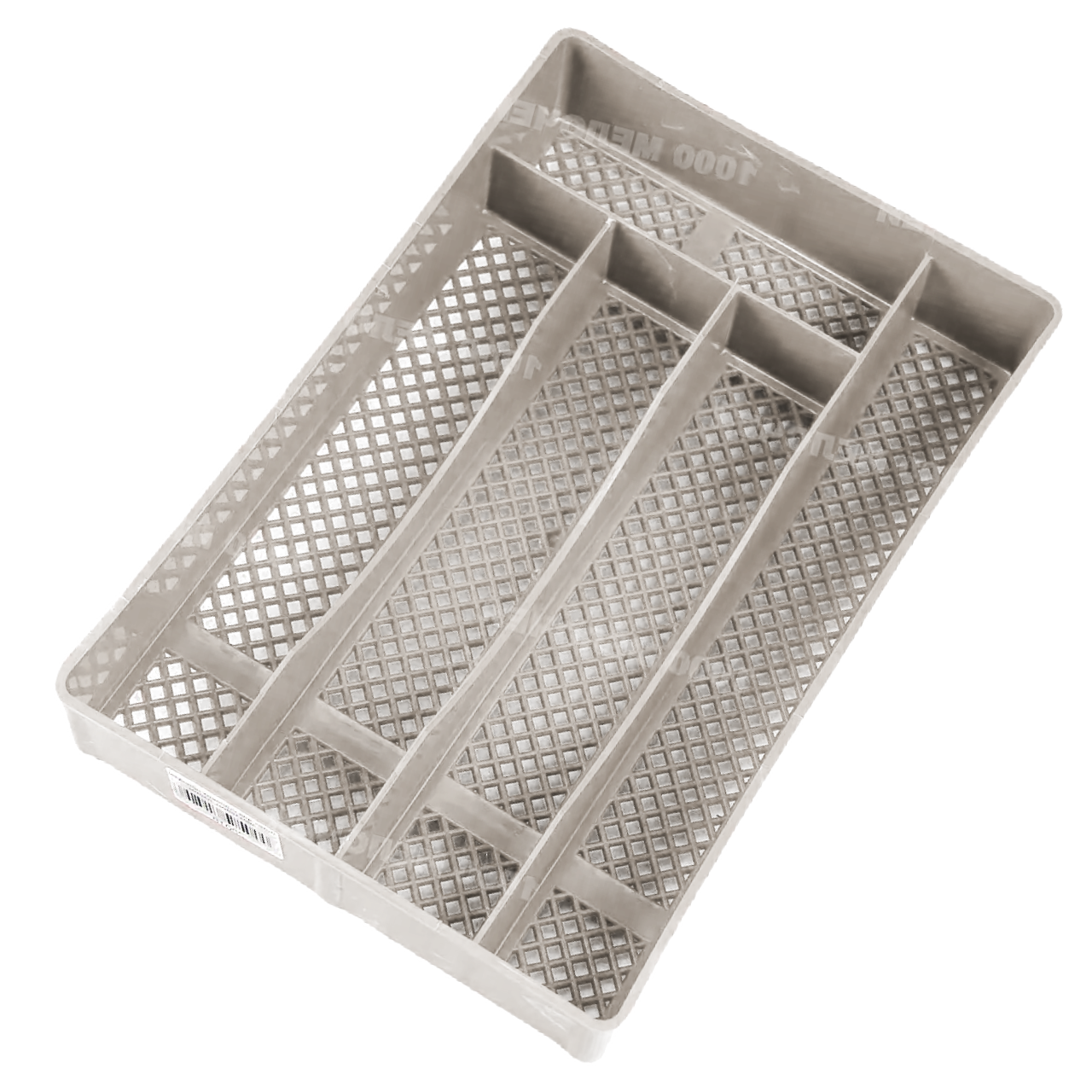 Лоток для столового приладдя дно сітка 300х190 мм білий, фото 1