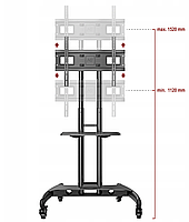 Кронштейн підставка для телевізора підлогова на колесах NB AVA1500-60-1P 32" - 65", фото 3