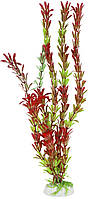 Искусственное растение, Elodea, красно-зелёное, 40 см, для аквариума.