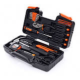 Набір інструментів для дому (CRV) 40 од. Kraft & Dele KD10836, фото 5