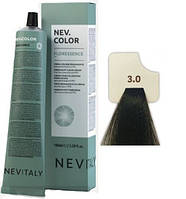 Краска для волос Nevitaly Floressence Color 3/0 без аммиака, 100 мл