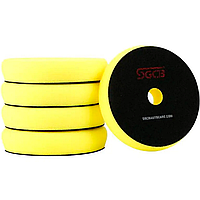 Полировальный круг антиголограммный SGCB RO/DA Foam Pad Yellow, желтый, Ø 75 x 85 мм