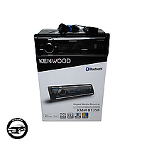 Процессорная автомагнитола Kenwood KMM-BT358 с DSP процессором, bluetooth, разъемом USB, AUX