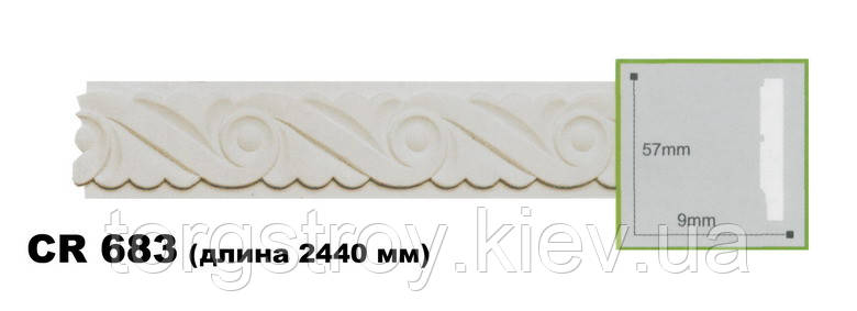 Молдинг CR 683 (2,00м), Gaudi Decor