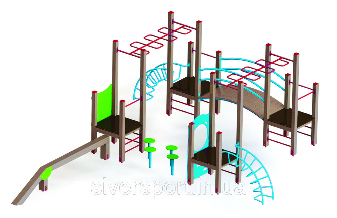 Ігровий комплекс "Грайлива кіця" SiverSport KID735, фото 1