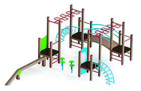 Ігровий комплекс "Грайлива кіця" SiverSport KID735