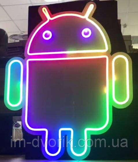 Вивіска неонова Android RGB Smart 1000х810 мм з контролером пультом