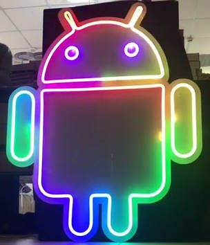 Вивіска неонова Android RGB Smart 1000х810 мм з контролером пультом