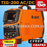 Зварювальний апарат jasic tig-200p ac/dc (e201 ii) jet