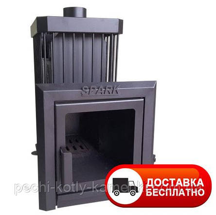 Піч для лазні Spark S.k.02.30 до 35 м³ із панорамним склом 310х310 мм, фото 1