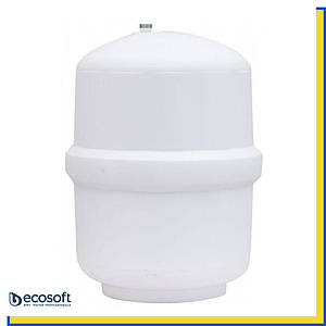 Пластиковий бак (ECOSOFT оригінал) для фільтрів зворотного осмосу (1 шт.) об'єм до 7 л. при умові потрібного тиску води