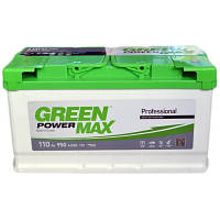 Аккумулятор автомобильный GREEN POWER MAX 110Ah Ев (-/+) (950EN) (22370)