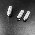 DIN 914 Гвинт установочний з внутрішнім шестигранником нержавіючий А2, фото 2