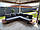 Комплект меблів для тераси, кутовий лаунж диван та столик. Модель Timber., фото 8