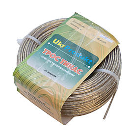 Трос металополімерний латунований 2.5 мм (50 м)